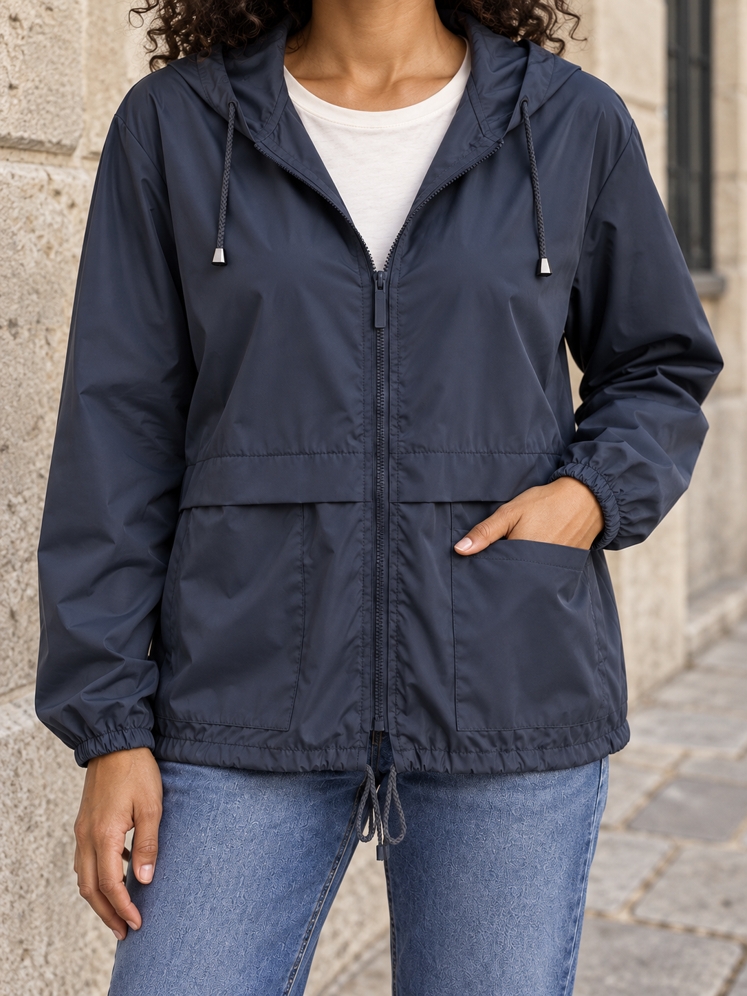 Sidonie — Hooded waterproof jacket