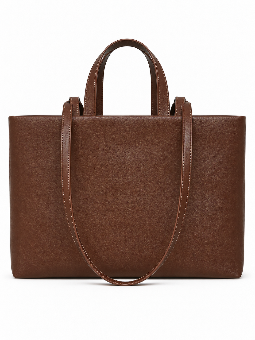 Borsa tote in pelle da portare a mano o a spalla — Claudine