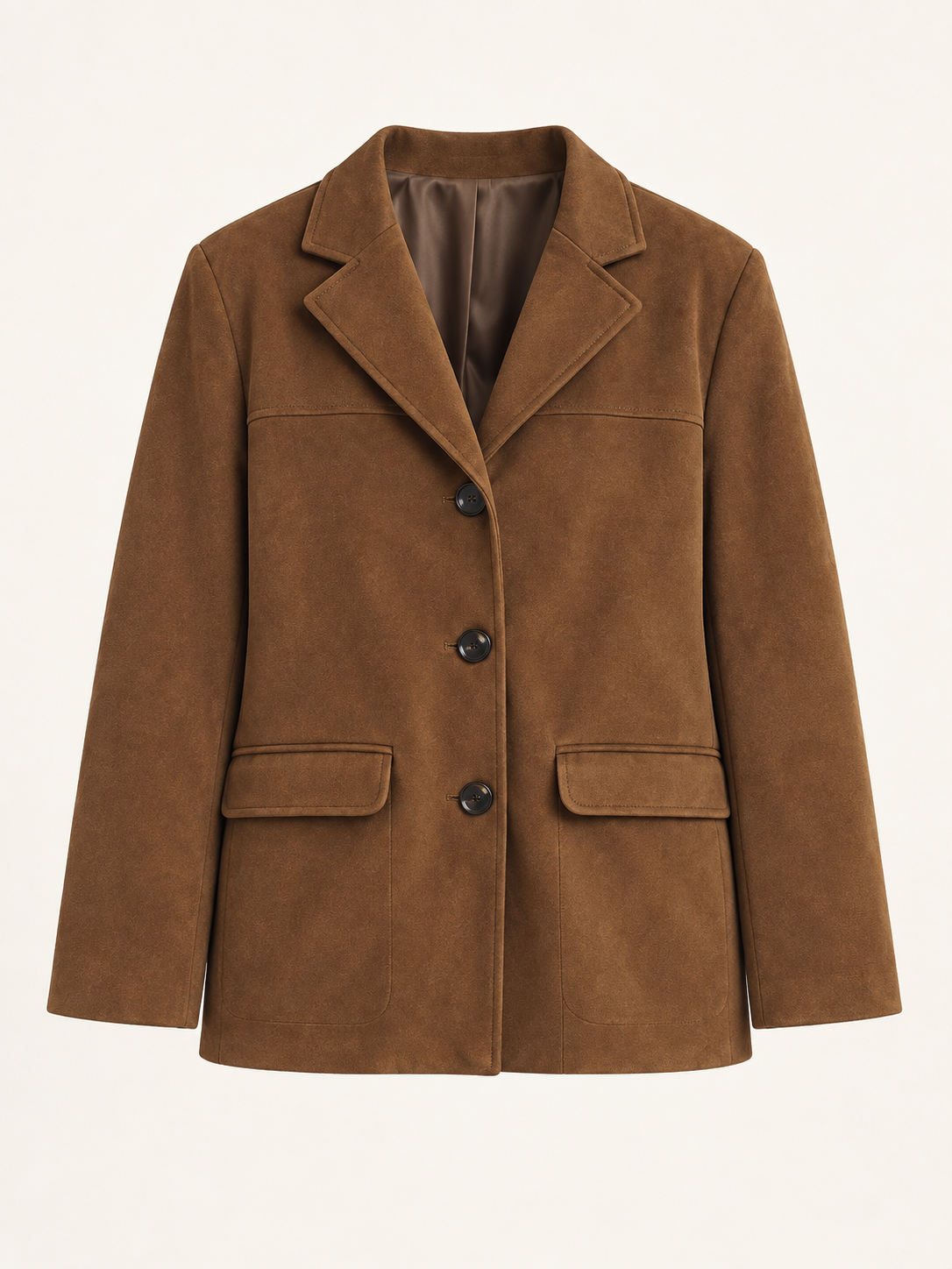 Veste en suédine à trois boutons — Mathilde
