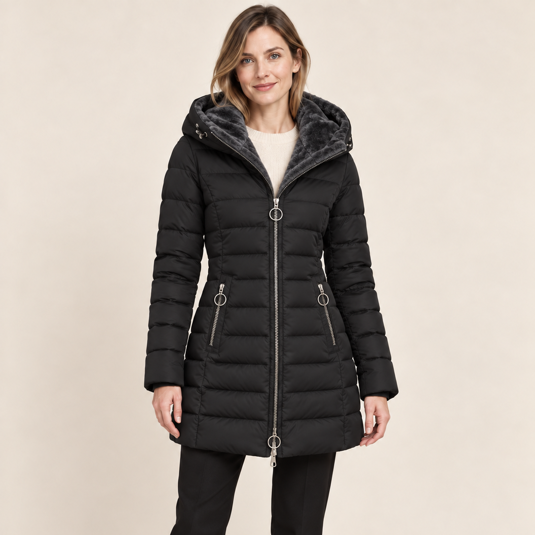Parka imperméable à capuche doublée — Eugénie