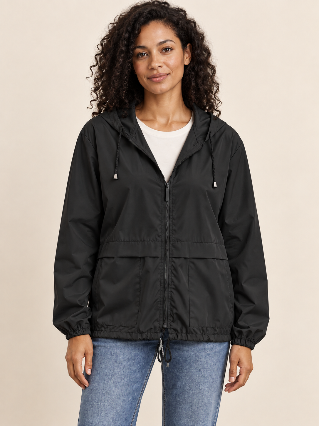 Sidonie — Hooded waterproof jacket