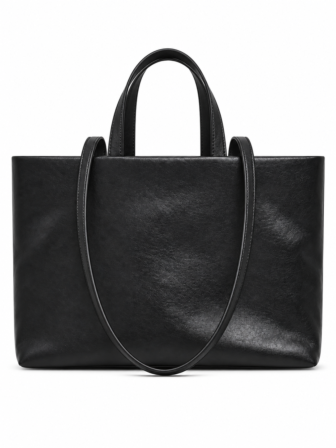 Borsa tote in pelle da portare a mano o a spalla — Claudine