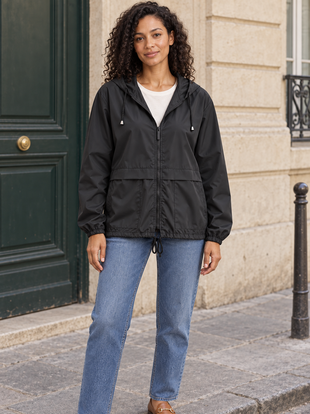 Sidonie — Hooded waterproof jacket
