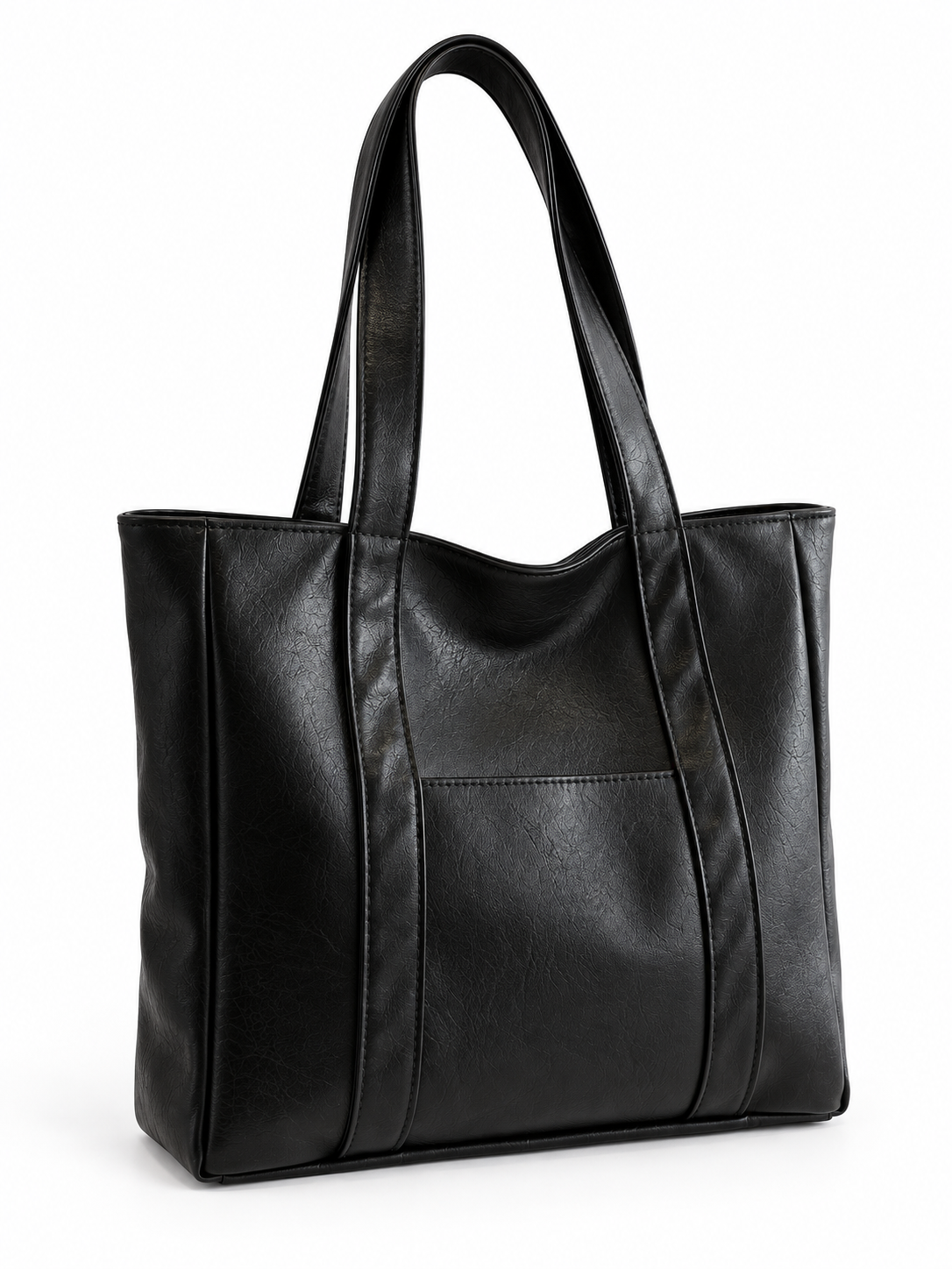 Agathe — Leather tote with clean lines