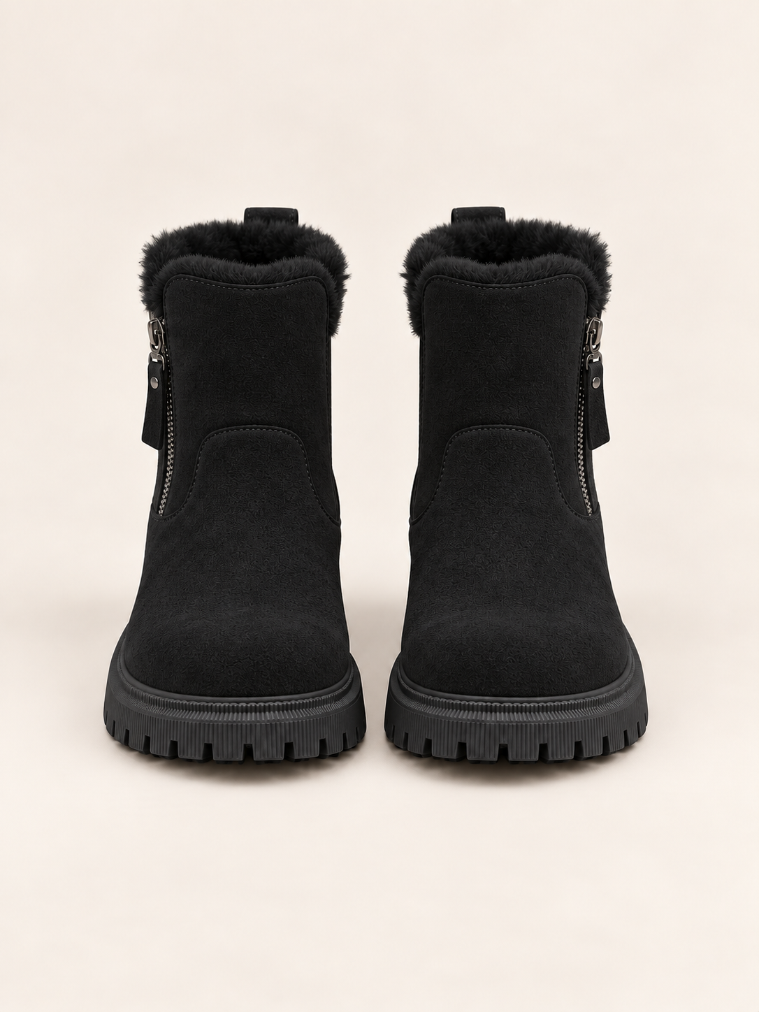 Noémie — Soft-lined faux suede ankle boots