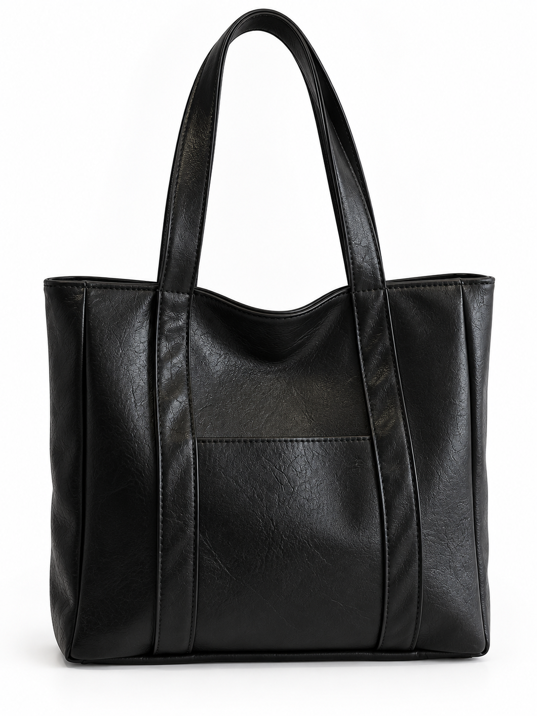 Agathe — Leather tote with clean lines