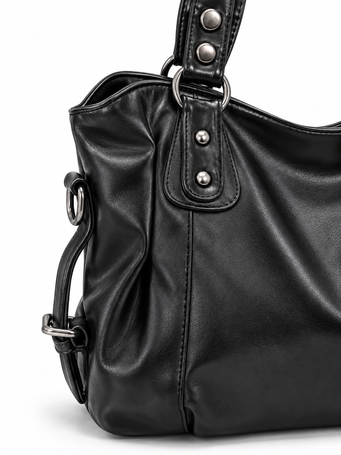 Sac porté épaule en cuir souple — Clémence