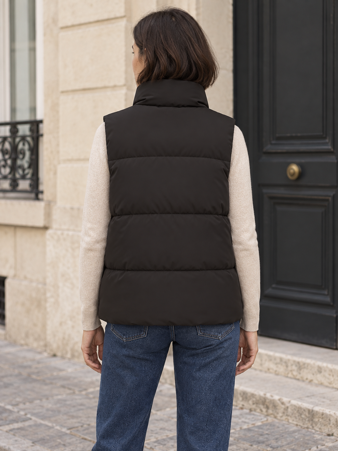 Piumino smanicato impermeabile — Garance