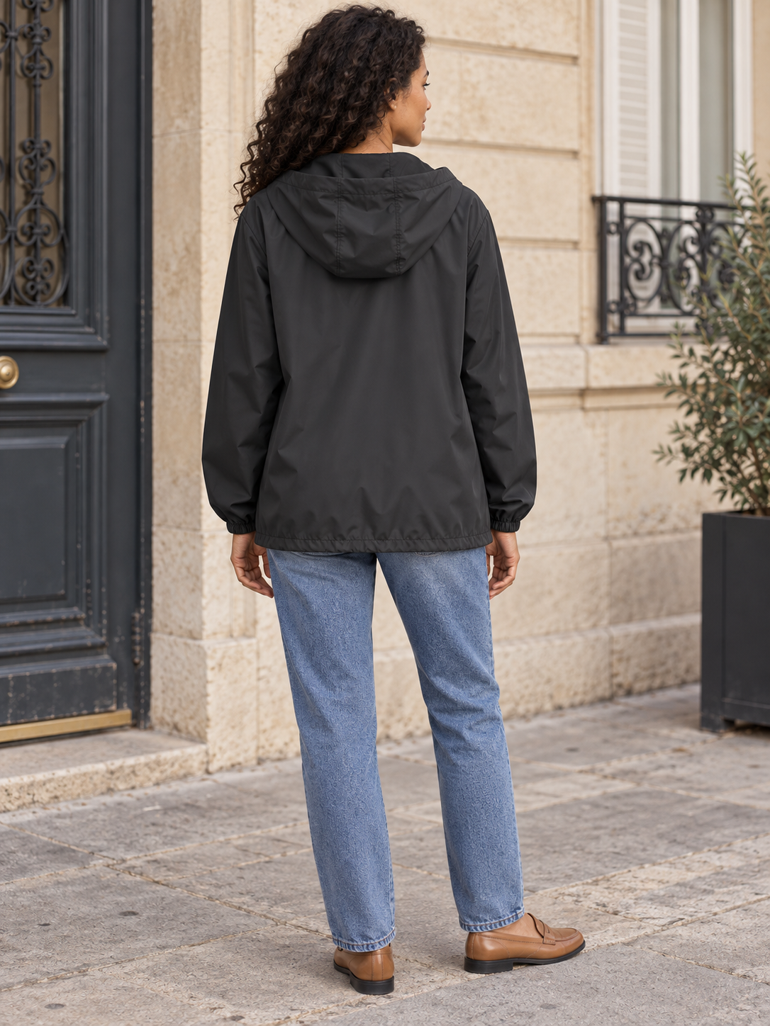 Sidonie — Hooded waterproof jacket