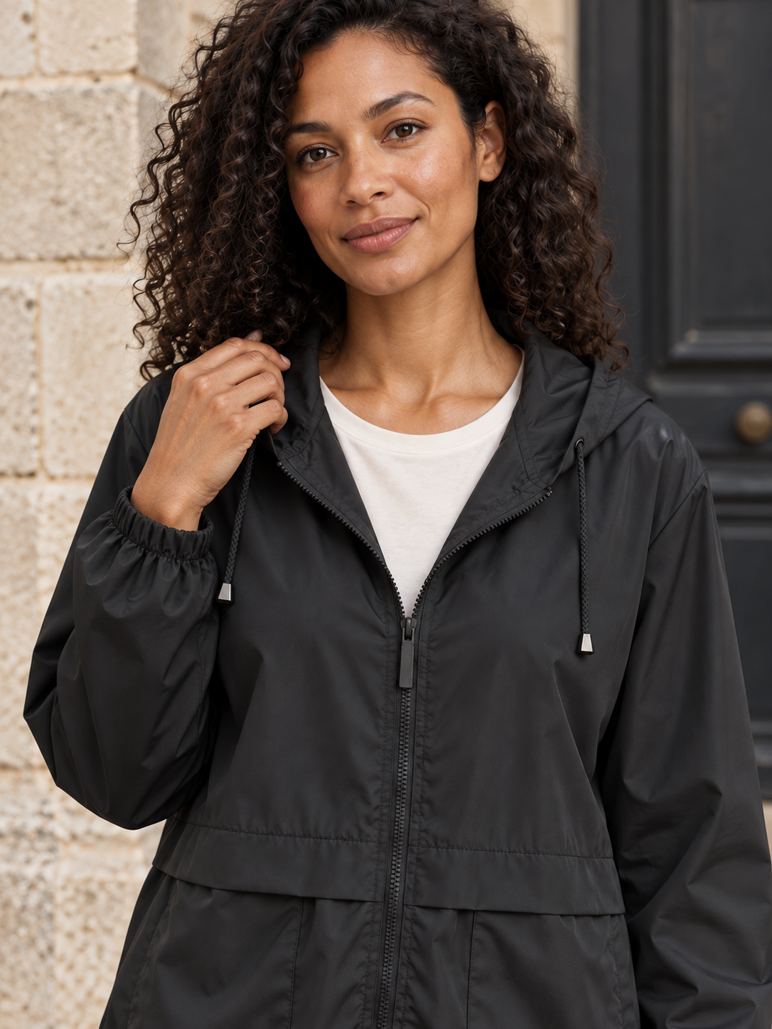 Sidonie — Hooded waterproof jacket