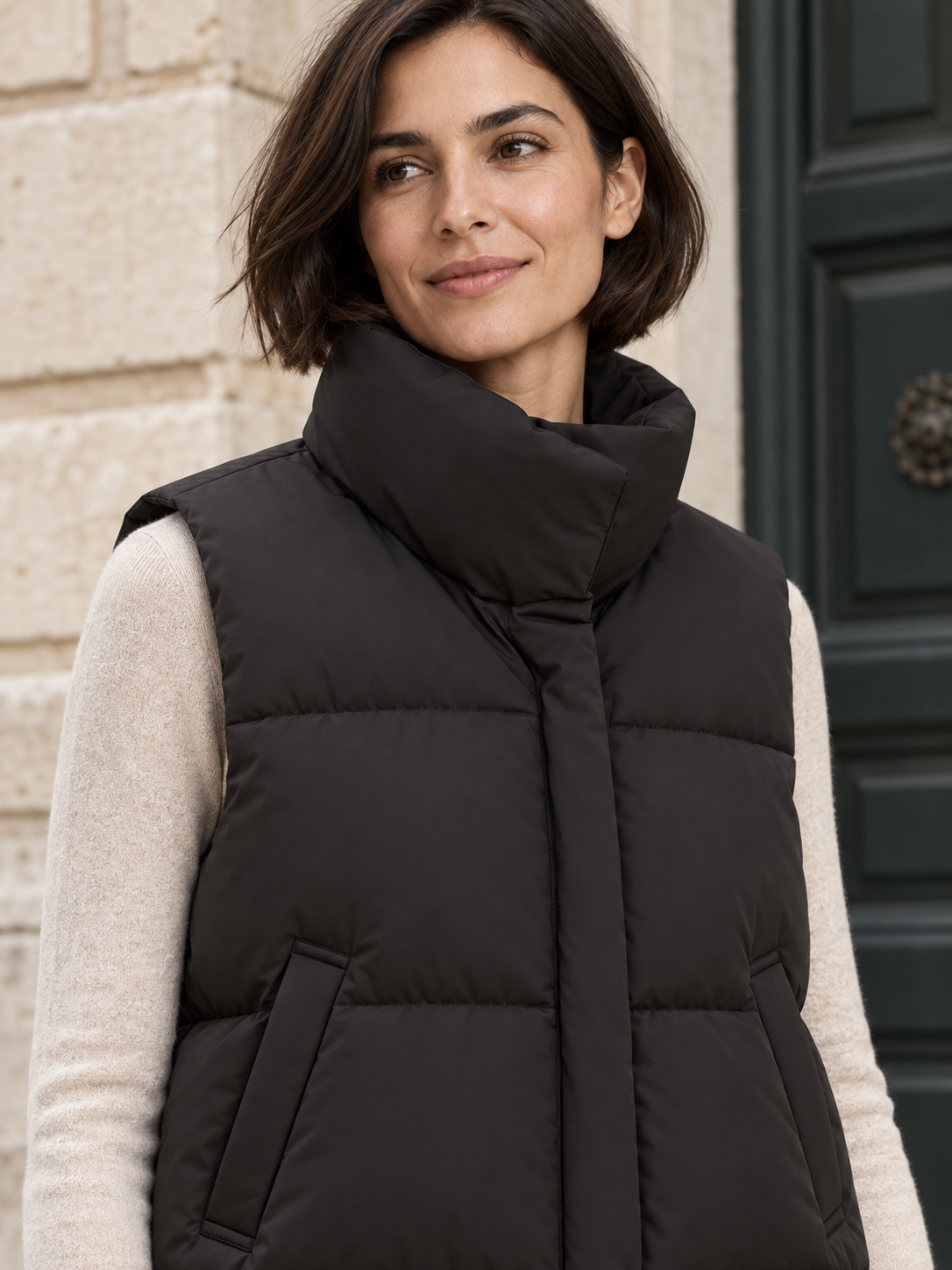 Piumino smanicato impermeabile — Garance