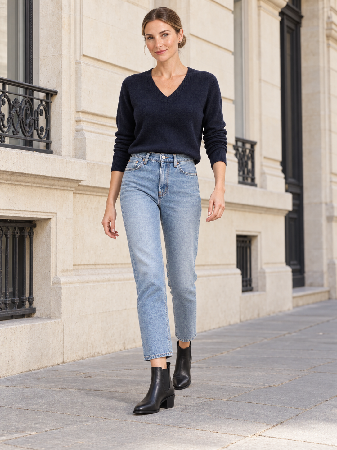 Bottines Chelsea en cuir — Jeanne