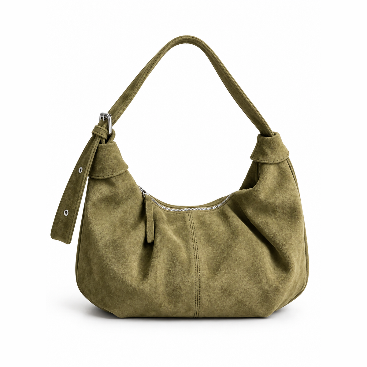 Sac porté épaule en daim — Suzanne