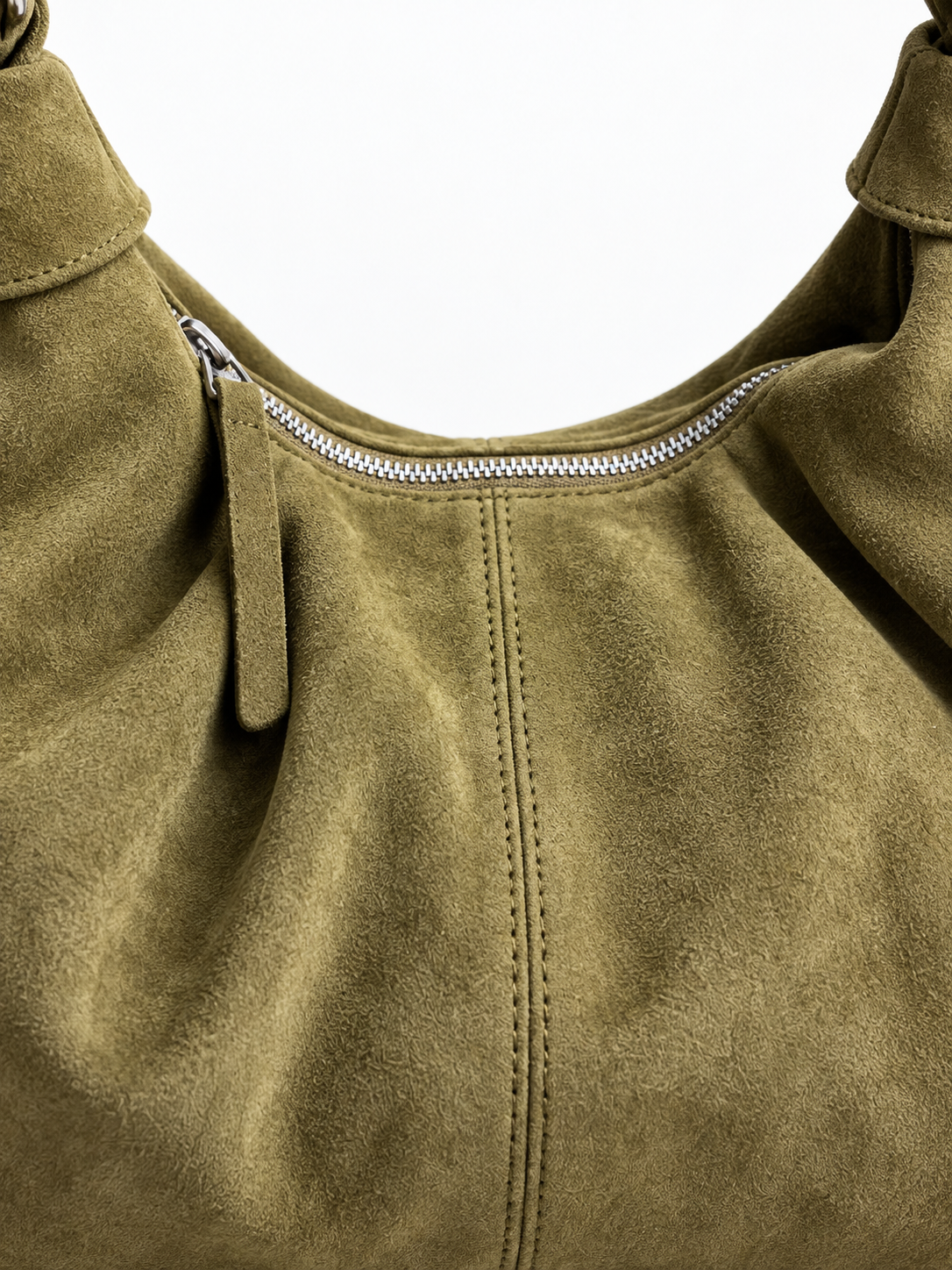 Sac porté épaule en daim — Suzanne