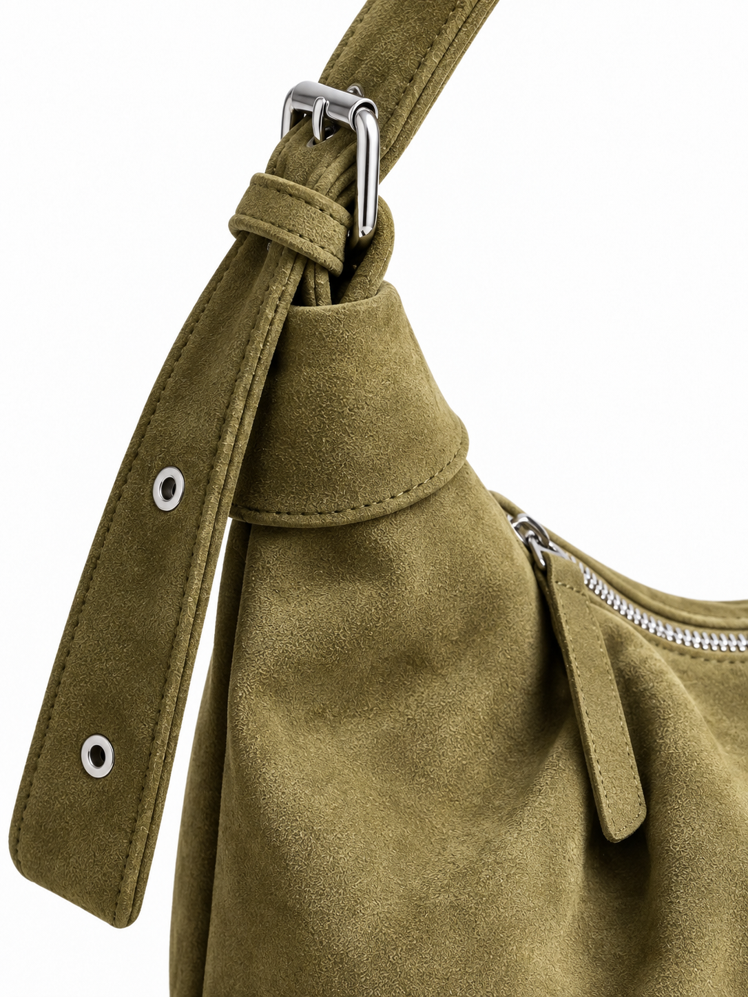 Sac porté épaule en daim — Suzanne