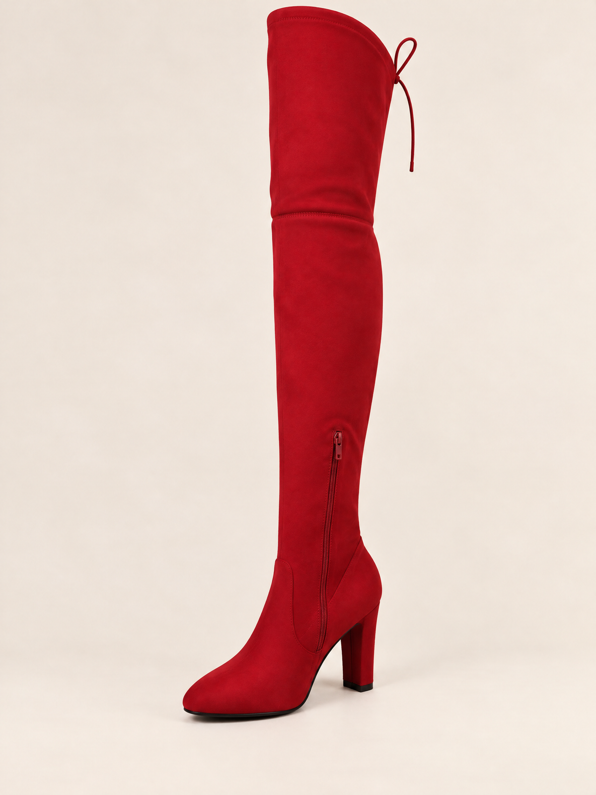Rouge — Rouge 06 — Trois-quarts produit seul côté zip