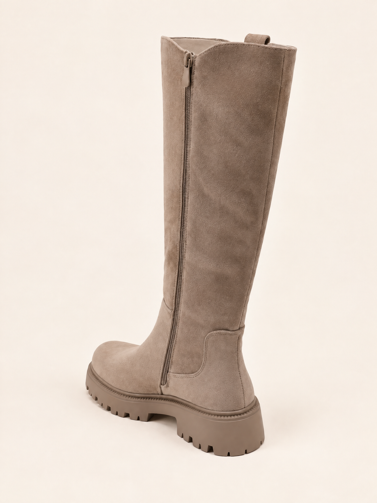 Taupe — 06 — Trois-quarts arrière côté fermeture zippée