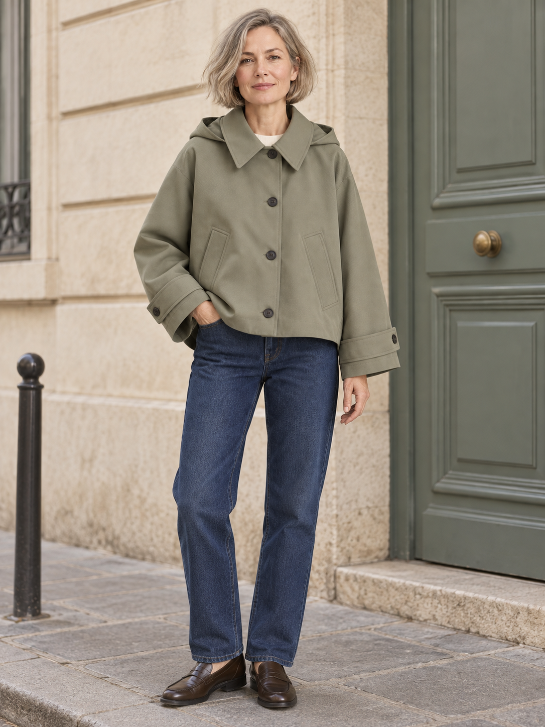 Veste courte à capuche — Madeleine
