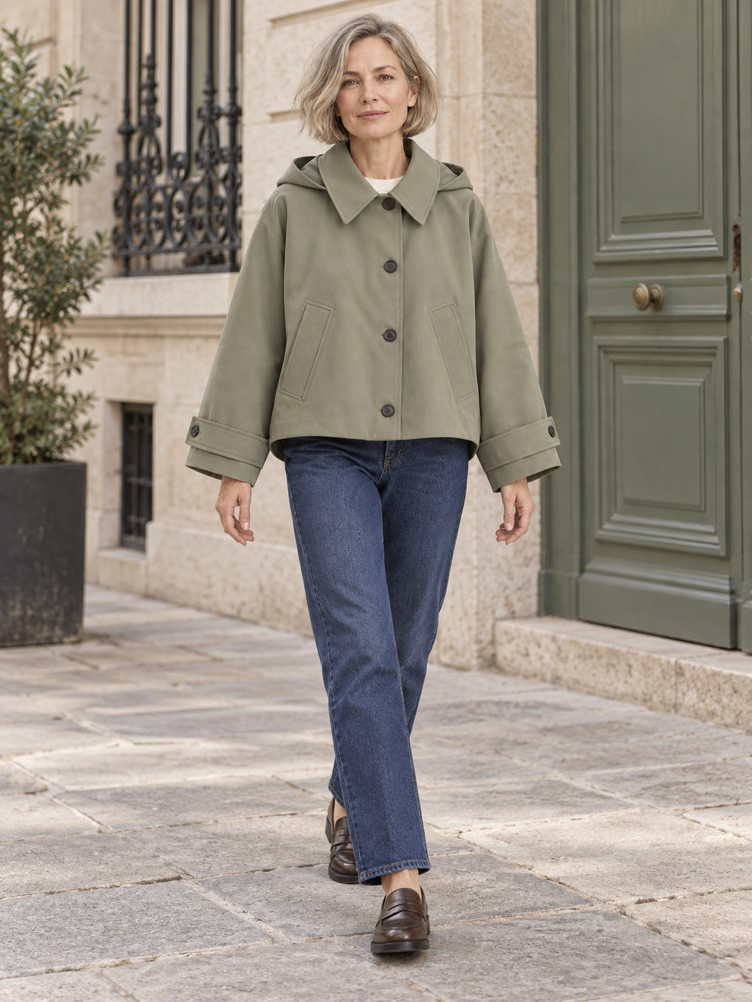 Veste courte à capuche — Madeleine